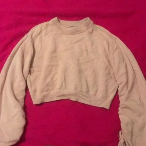 Baby Pink cropped sweater